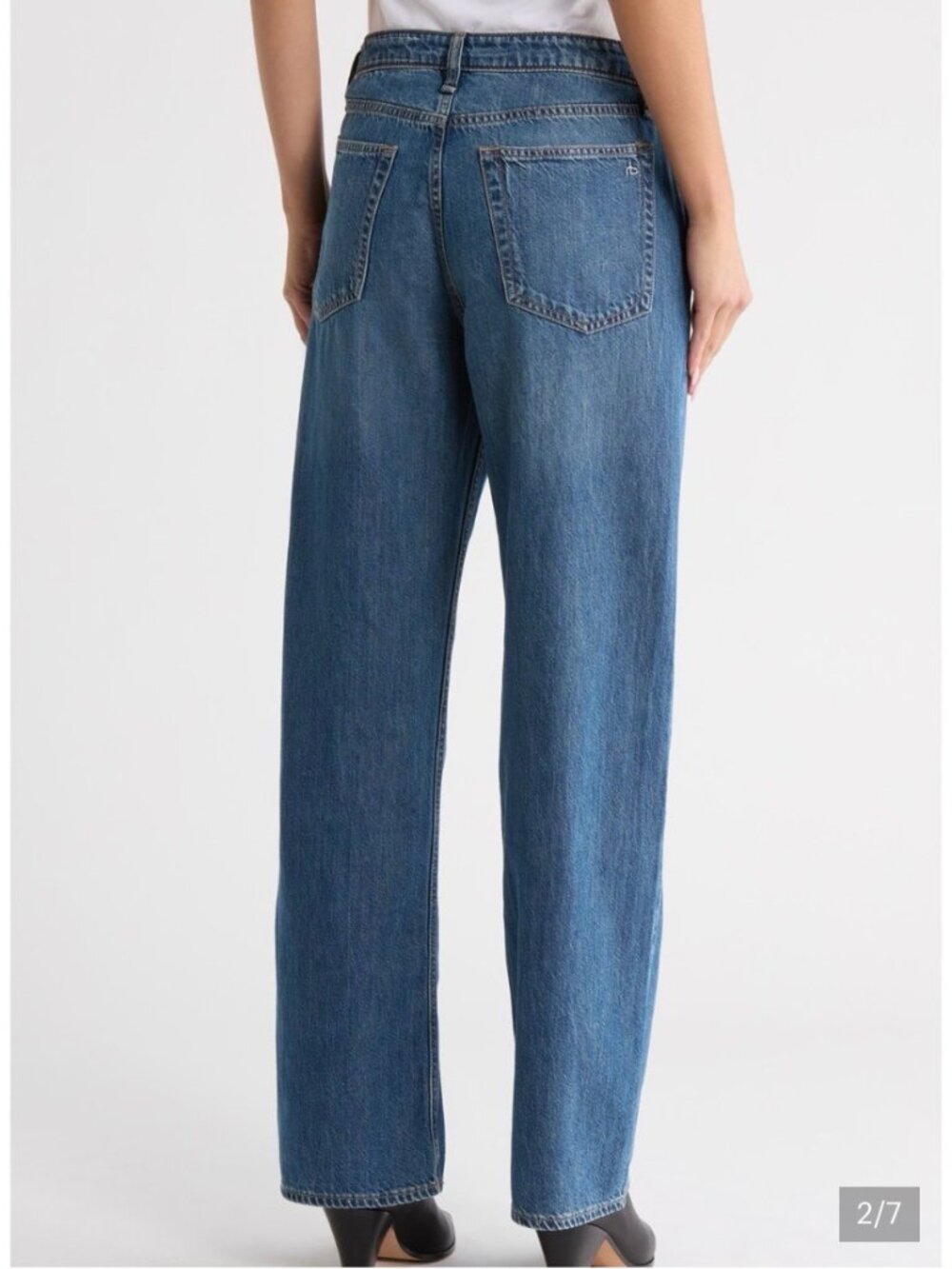 Rag &‎ Bone Lori mid rise wide leg jeans size 30 NWOT